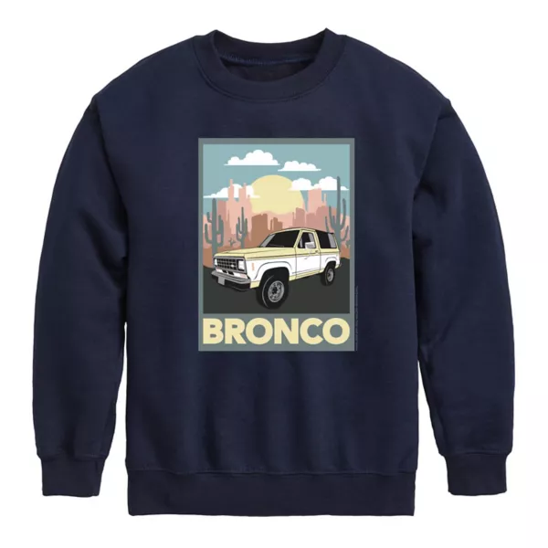 

Мальчики 8-20 флисовая толстовка Ford Bronco в пустынном стиле Licensed Character, синий