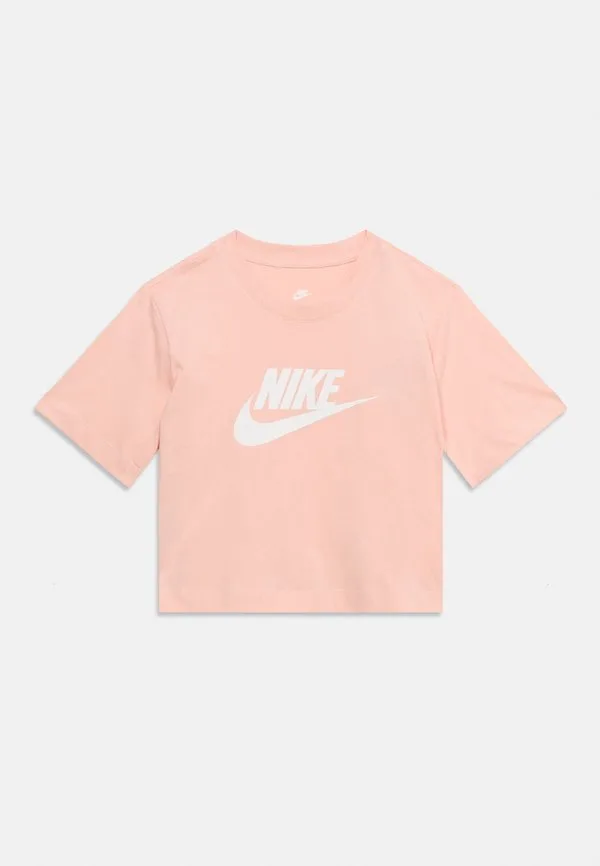 Укороченная футболка с принтом «футура» Nike Sportswear, Arctic Orange — фото 3