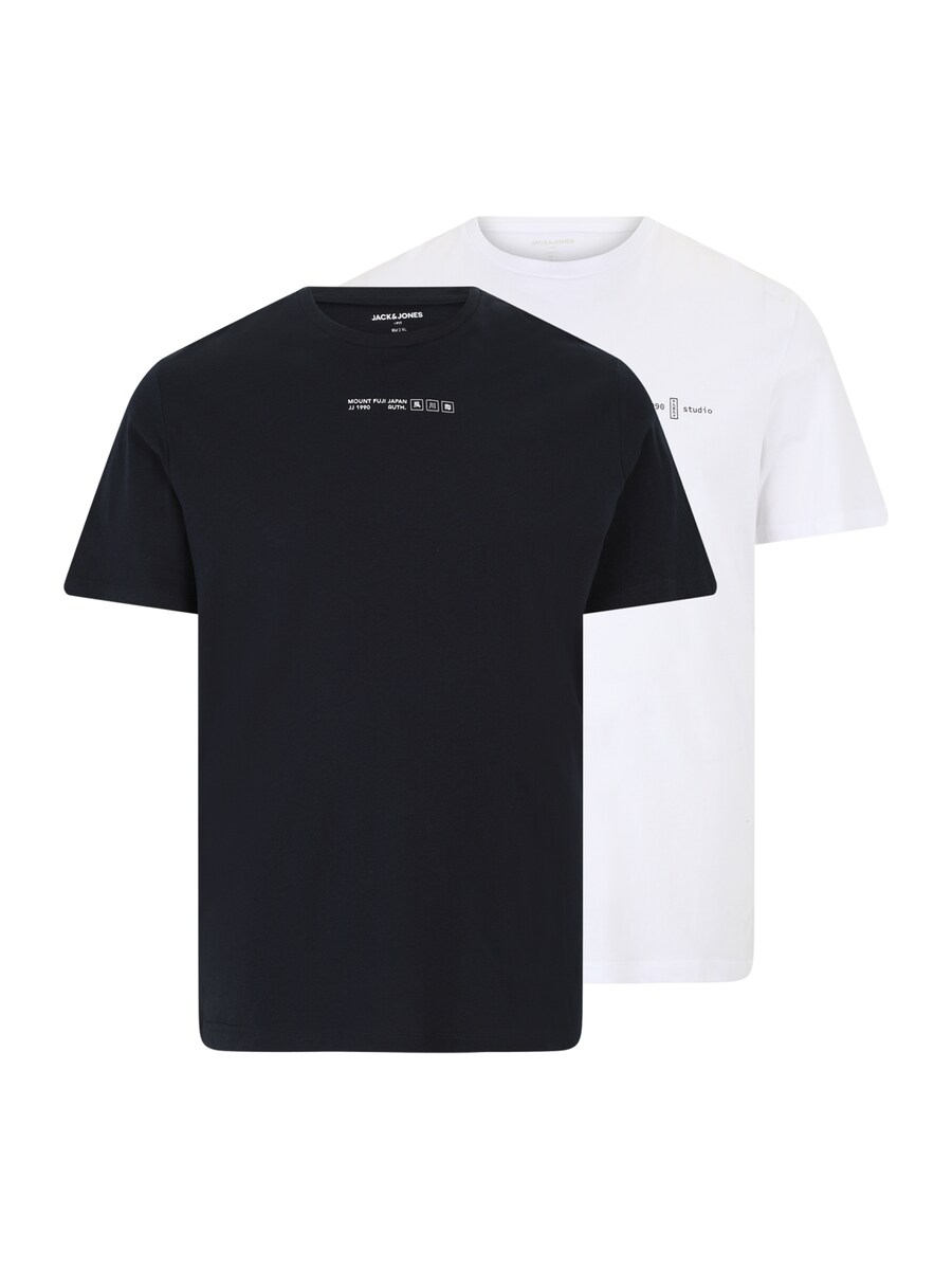 

Рубашка Jack & Jones Plus JJJAYCE, цвет Night blue/White