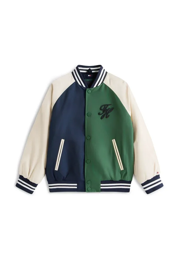 Куртка-Бомбер свободного кроя с вышивкой логотипа Tommy Hilfiger, Dark Night Navy — фото 4