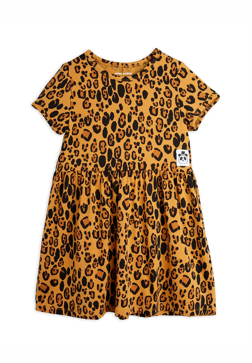 

Платье из джерси Basic Leopard Dress Mini Rodini, бежевый