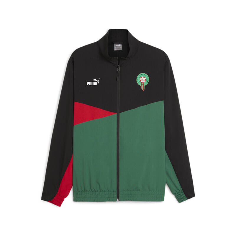 

Мужская тканая футбольная куртка FRMF PUMA Black Vine For All Time Red Green