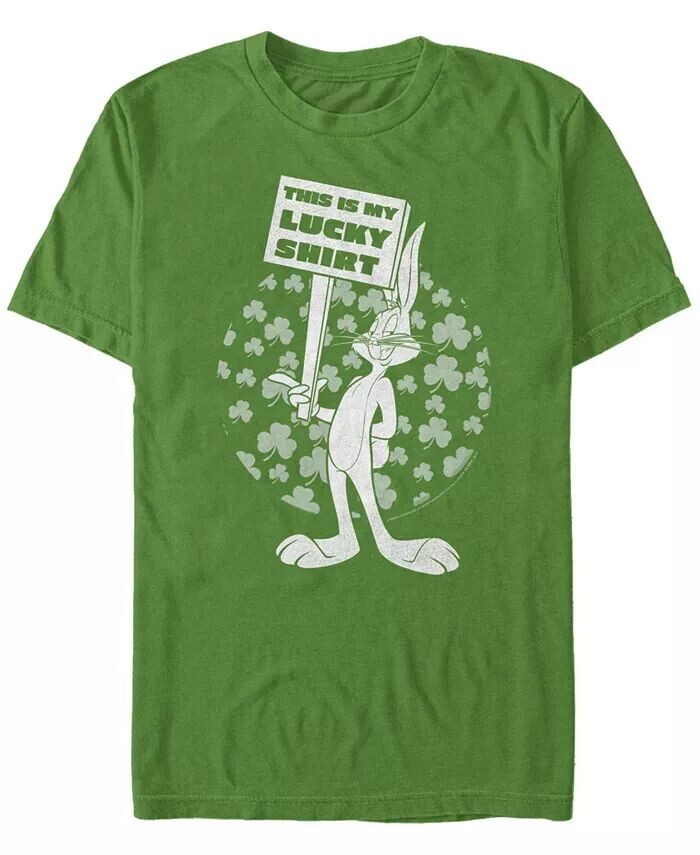 

Мужская футболка Lucky Bunny с коротким рукавом и круглым вырезом Fifth Sun, зеленый