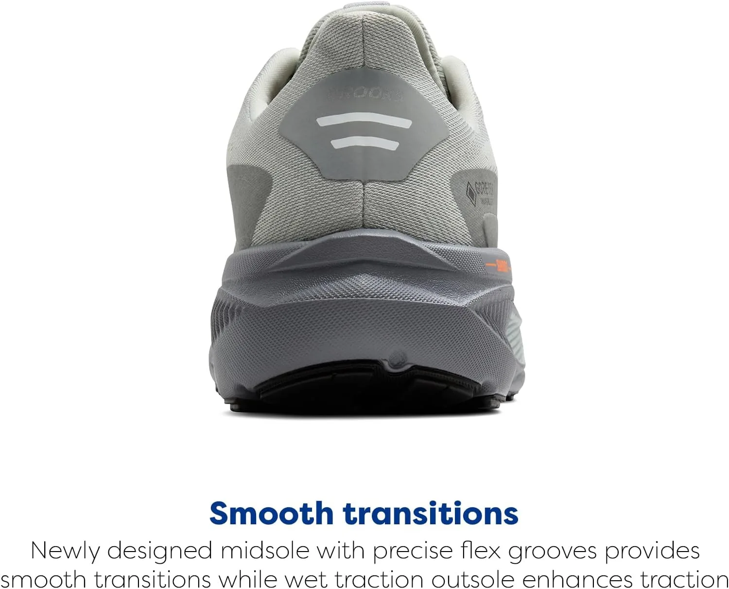 Мужские кроссовки Brooks Ghost 17 GTX, оранжевый/серый — фото 3