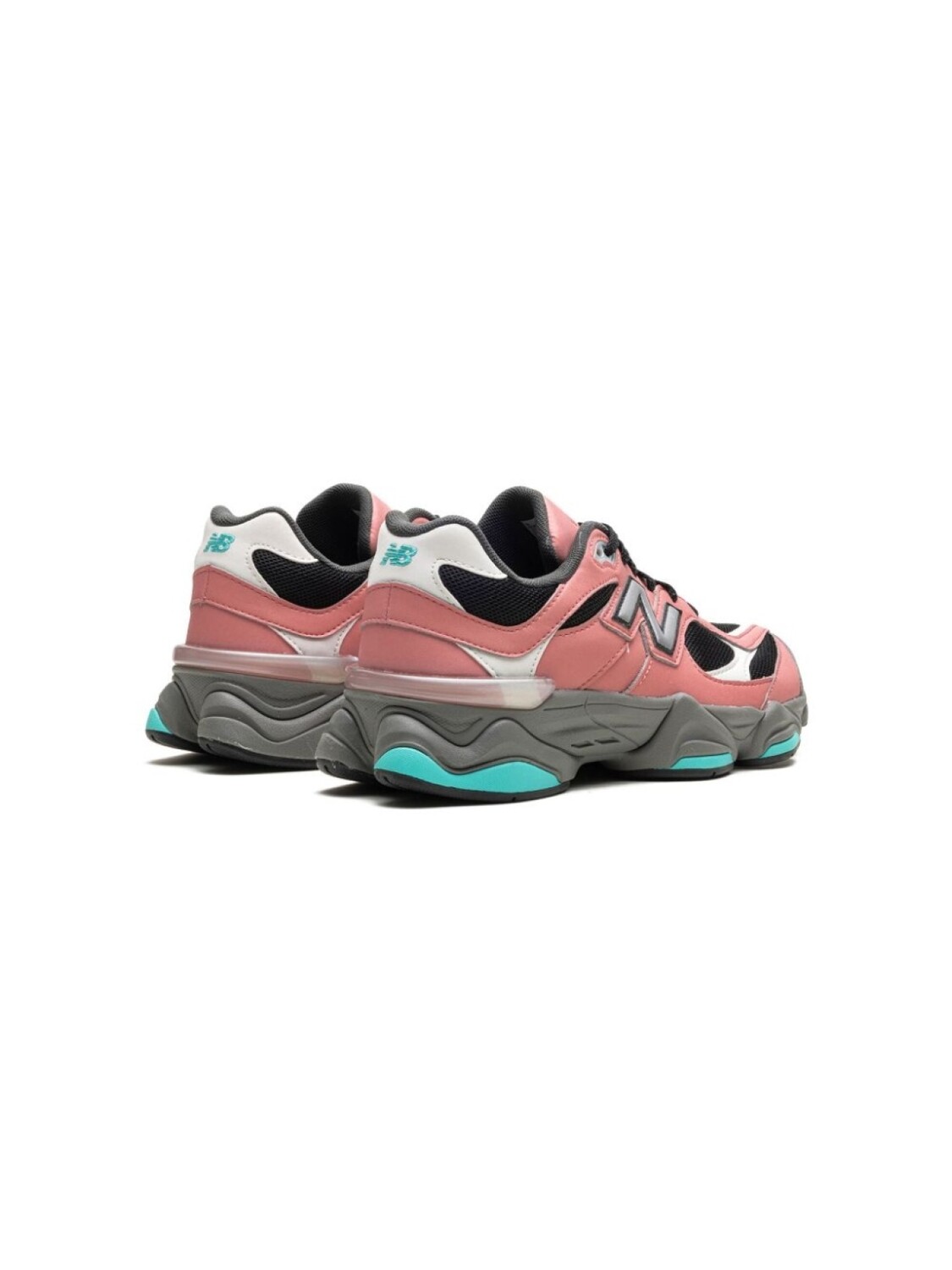 Кроссовки 9060 Pink Teal New Balance Kids, розовый — фото 3