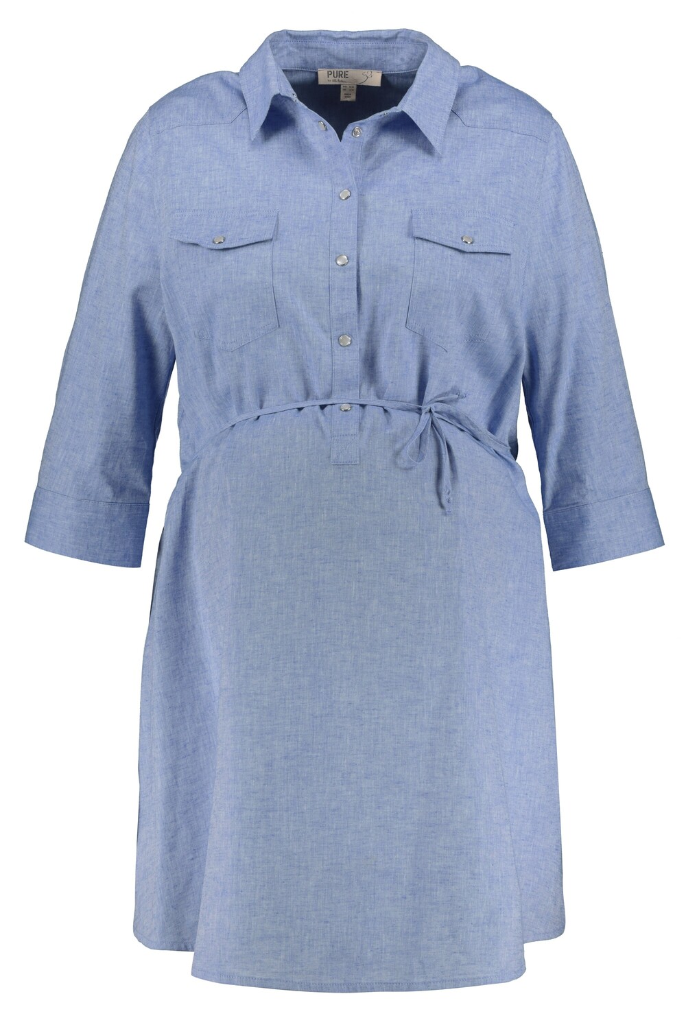 

Блуза Ulla Popken Hemd, цвет blue denim