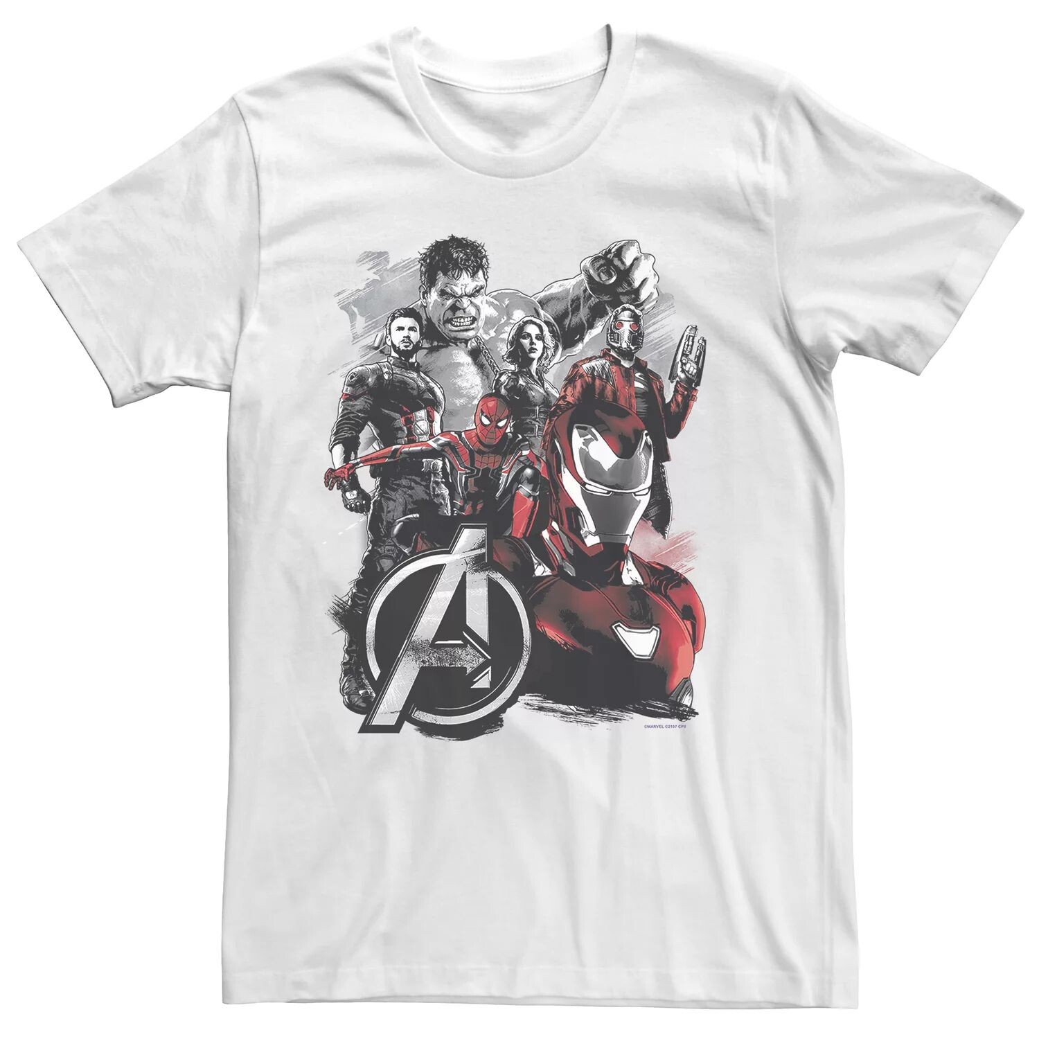 

Мужская футболка Avengers: Infinity War Classic Heroes Licensed Character