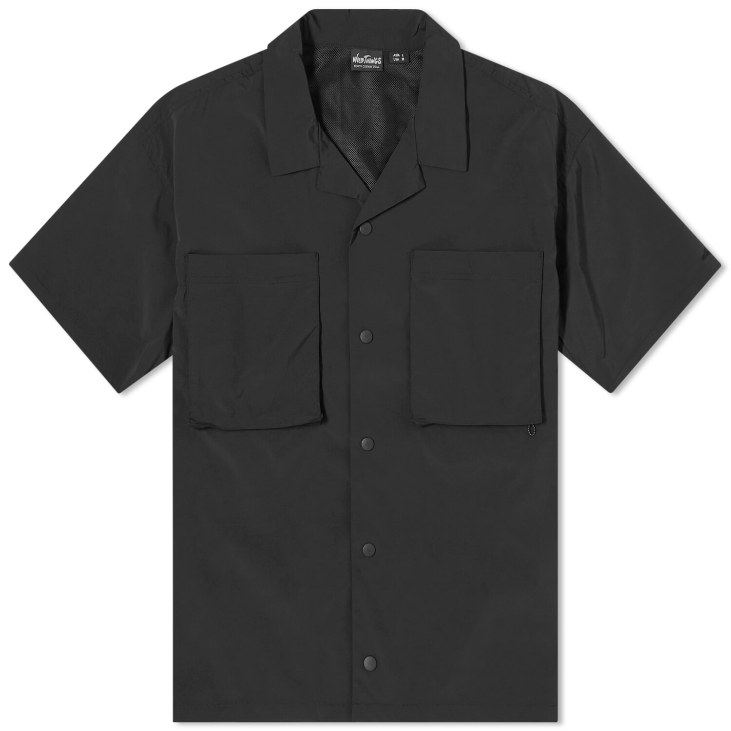 

Рубашка Wild Things Short Sleeve Camp Shirt, черный