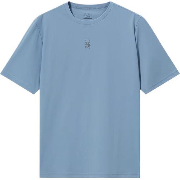 

Футболка весенняя тренировочная мужская SPYDER, цвет флинт грей