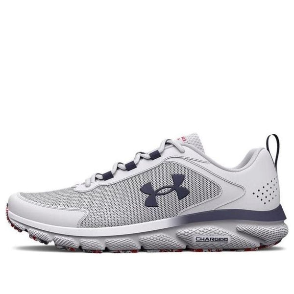 

Кроссовки charged assert 9 running shoes 'white blue' Under Armour, белый