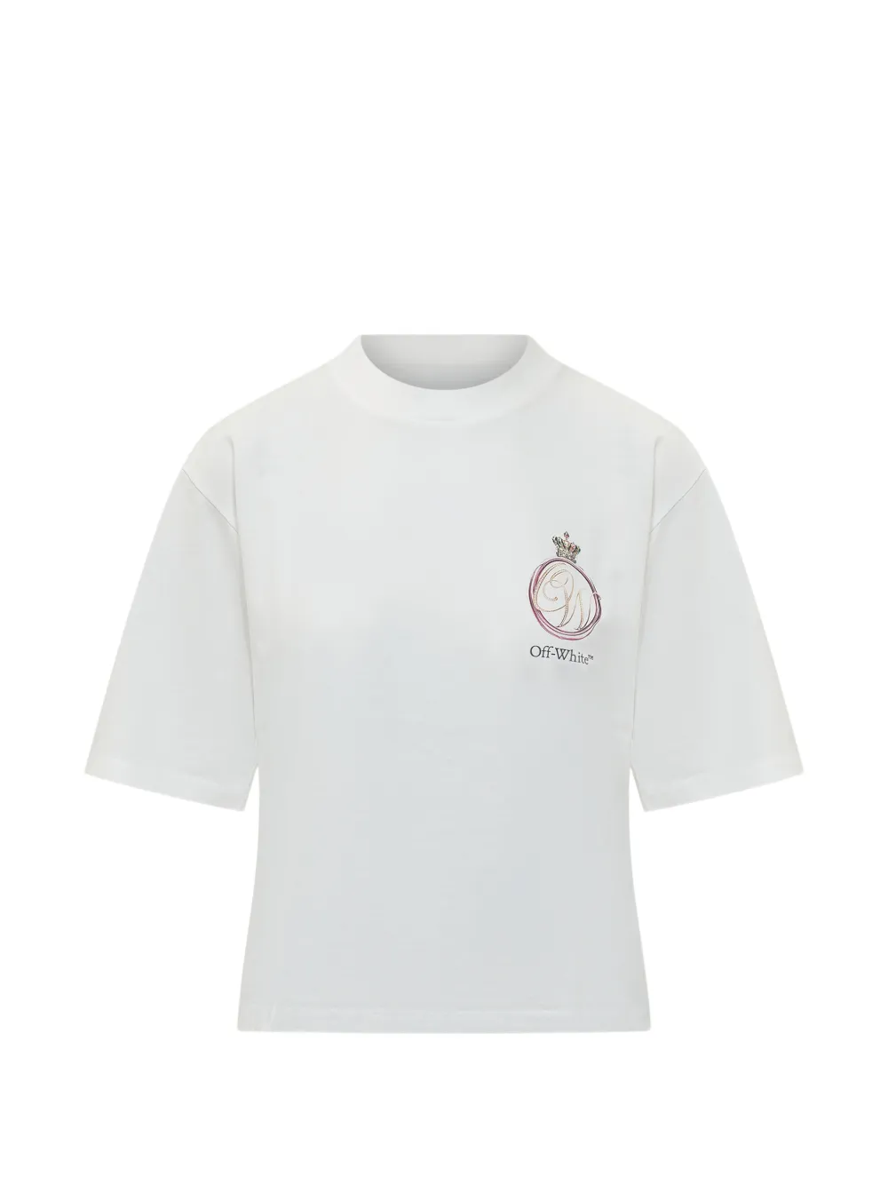 

Футболка свободного кроя Royal Crown Off-White, белый