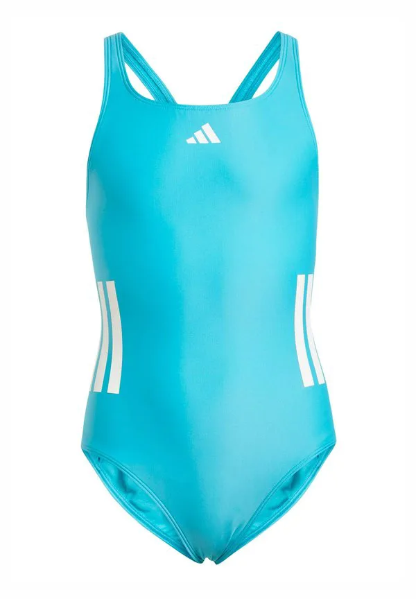 Детский купальник 3stripes cback Adidas Performance, Lucid Cyan White