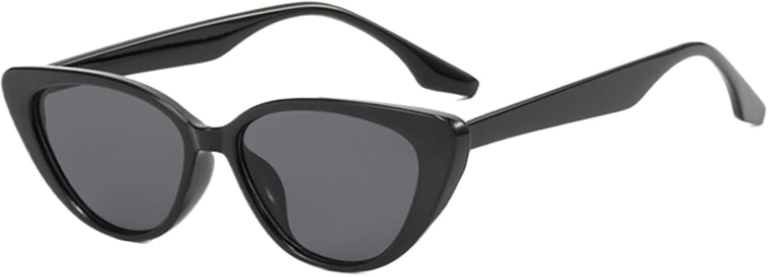 

Солнцезащитные очки с защитой от УФ-излучения UV400 | «Кошачий глаз», черные | Для женщин и мужчин, для занятий спортом на открытом воздухе и вождения DSVIGF, Bright Black