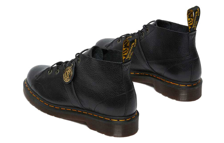 Ботинки Dr.Martens Dr.Martens Church Buckingham Leather Monkey Boots 'Black' — фото 3