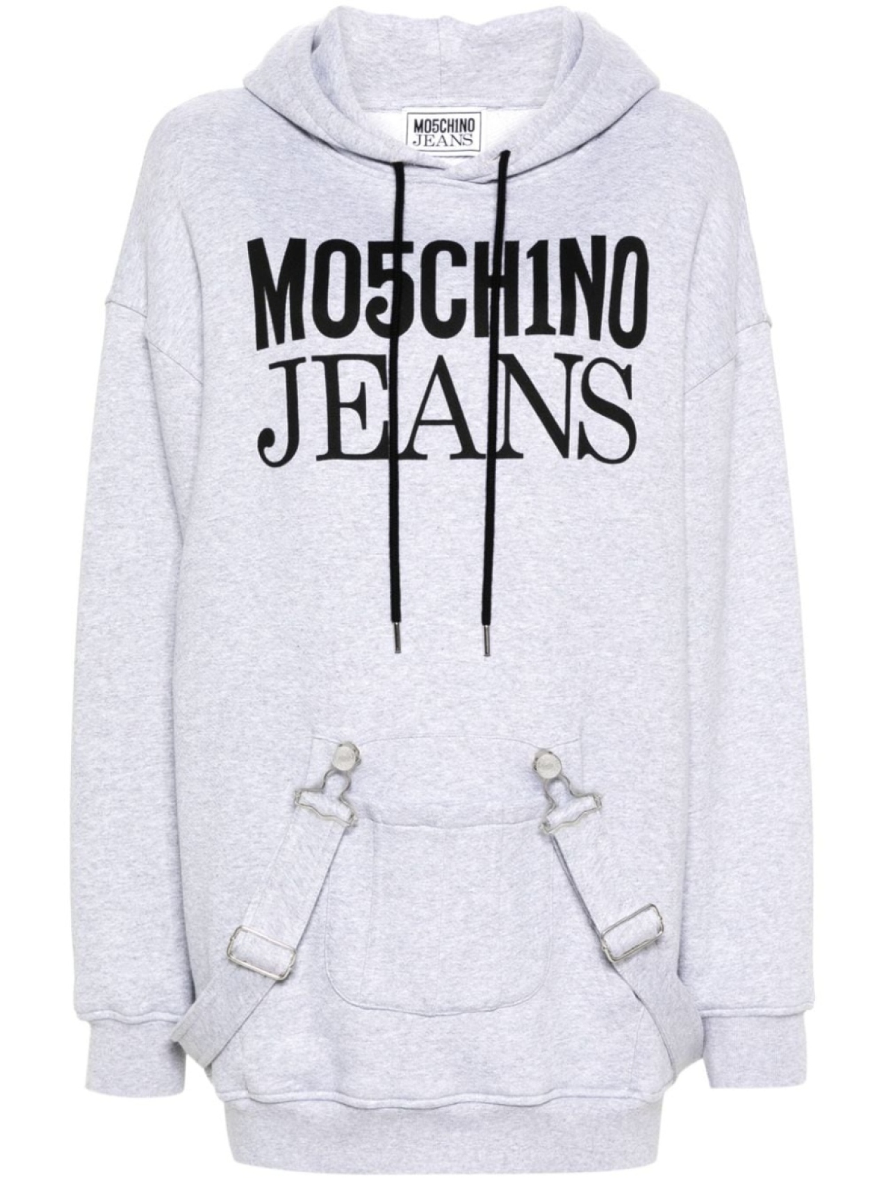 

MOSCHINO JEANS платье мини с капюшоном, серый