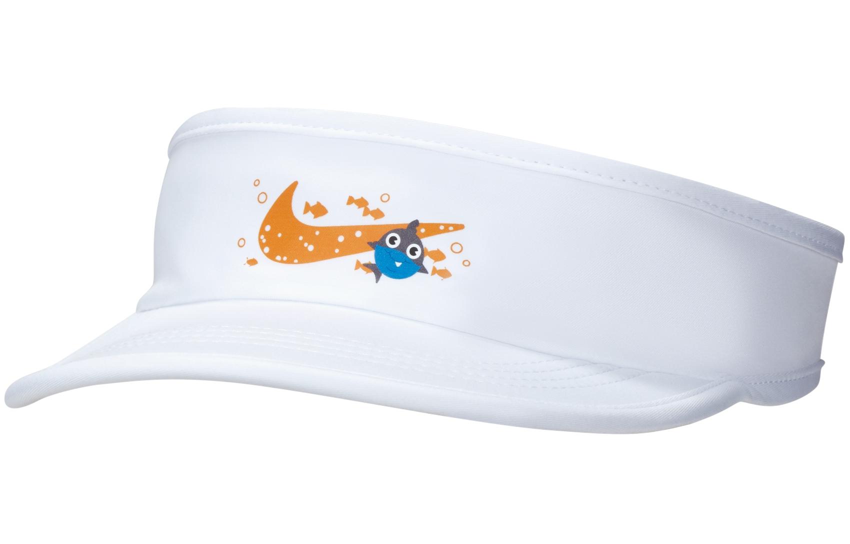 

Детская шапка от солнца из полиэстера, вискозы и эластана разноцветная Nike