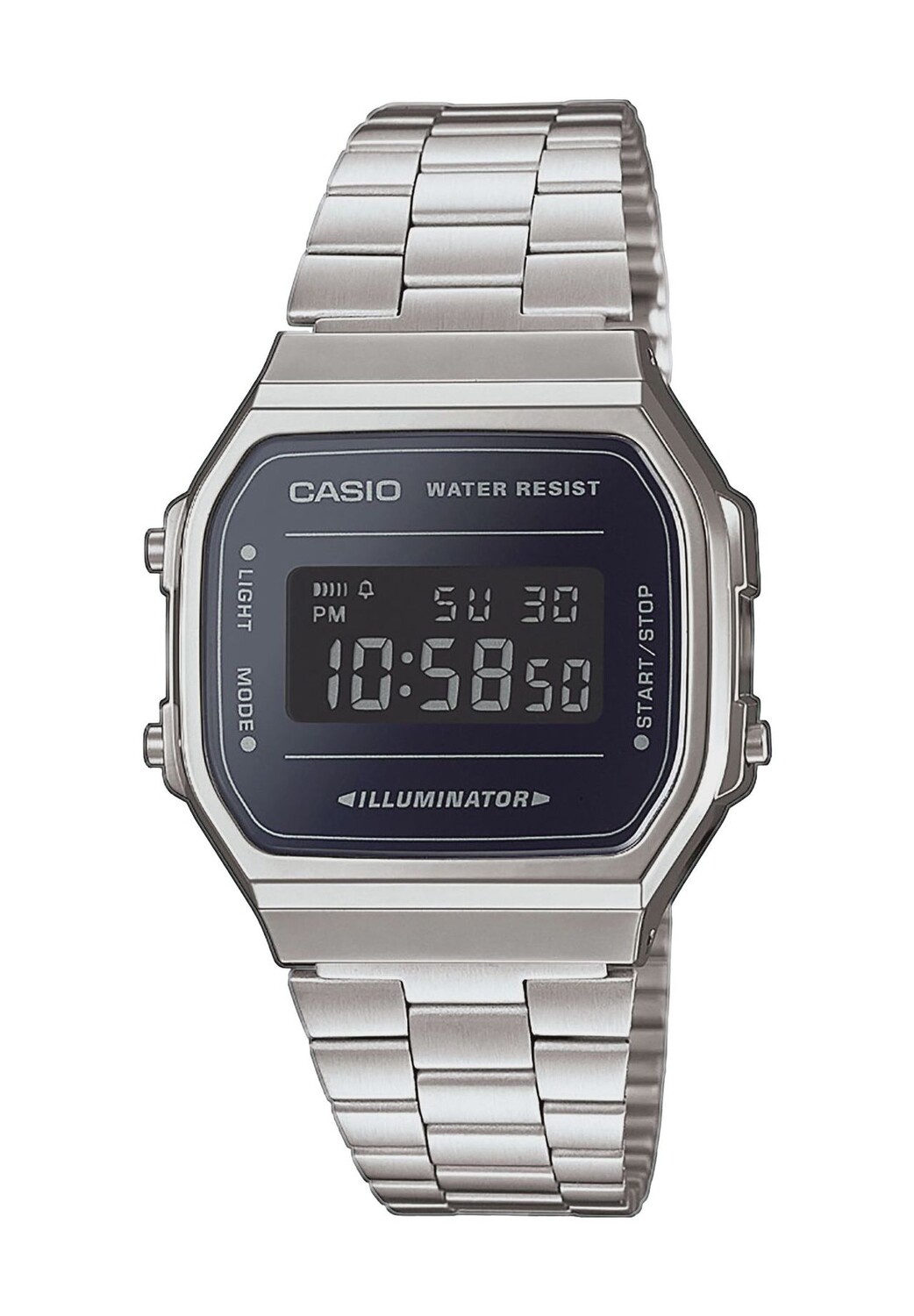 

Часы цифровые А168ВЭМ-1ЭФ CASIO, серебро