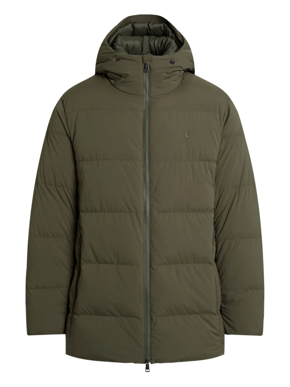 

Пальто с капюшоном Polo Ralph Lauren, зеленый