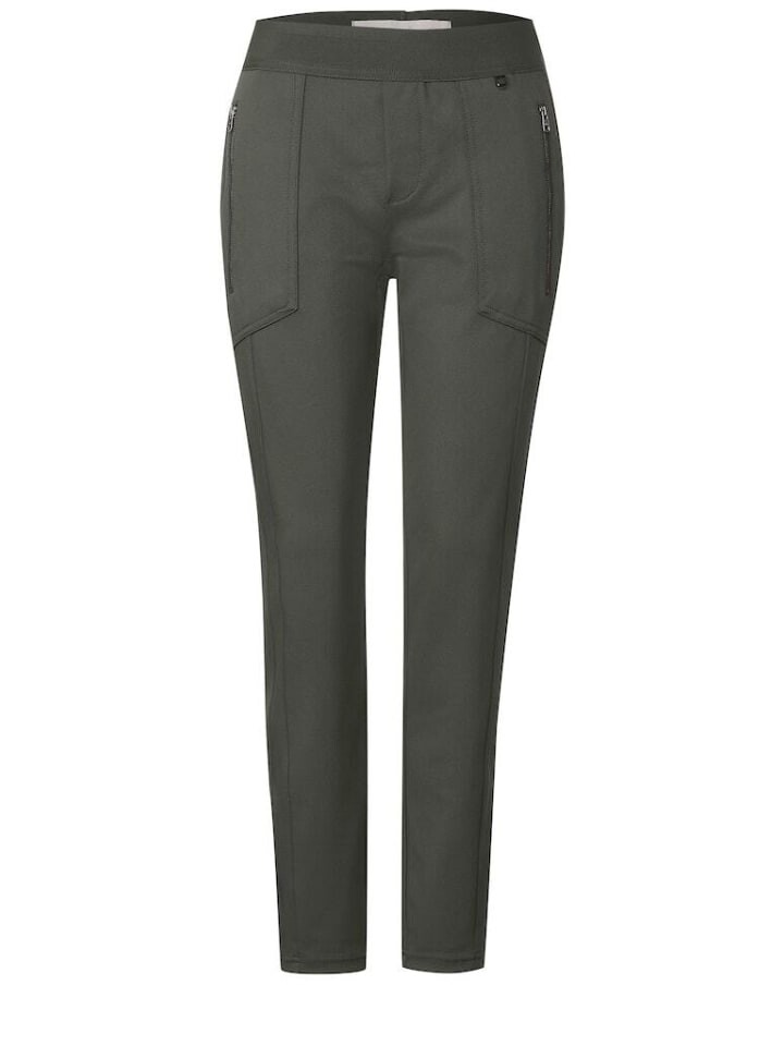 

Тканевые брюки Street One Hose, цвет greyish atlantic green