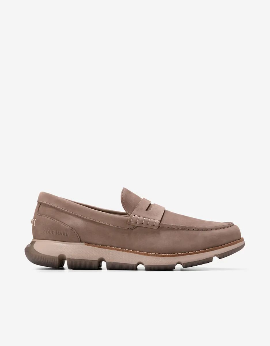 

Мужские коричневые мокасины из нубука Cole Haan, коричневый