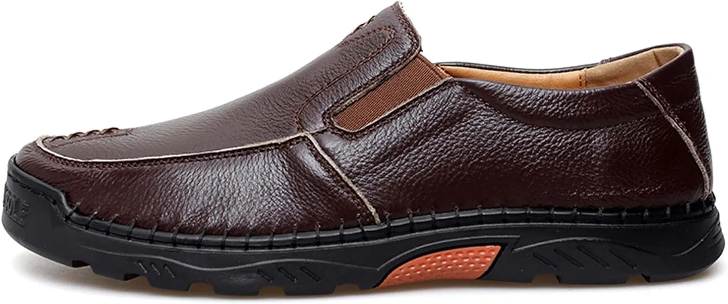 Лоферы кожаные Premium Brown — фото 3
