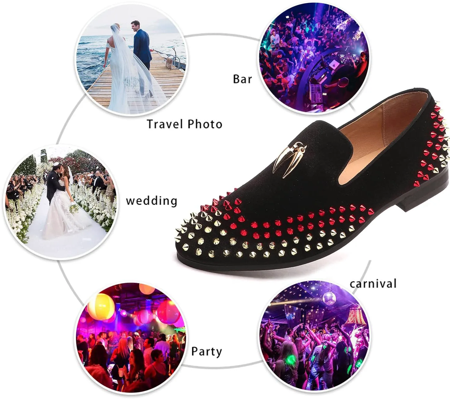 

Мужские лоферы с леопардовым принтом, кожаная вышивка, шипованные, без шнурков, праздничные туфли, роскошная модная обувь XQWFH