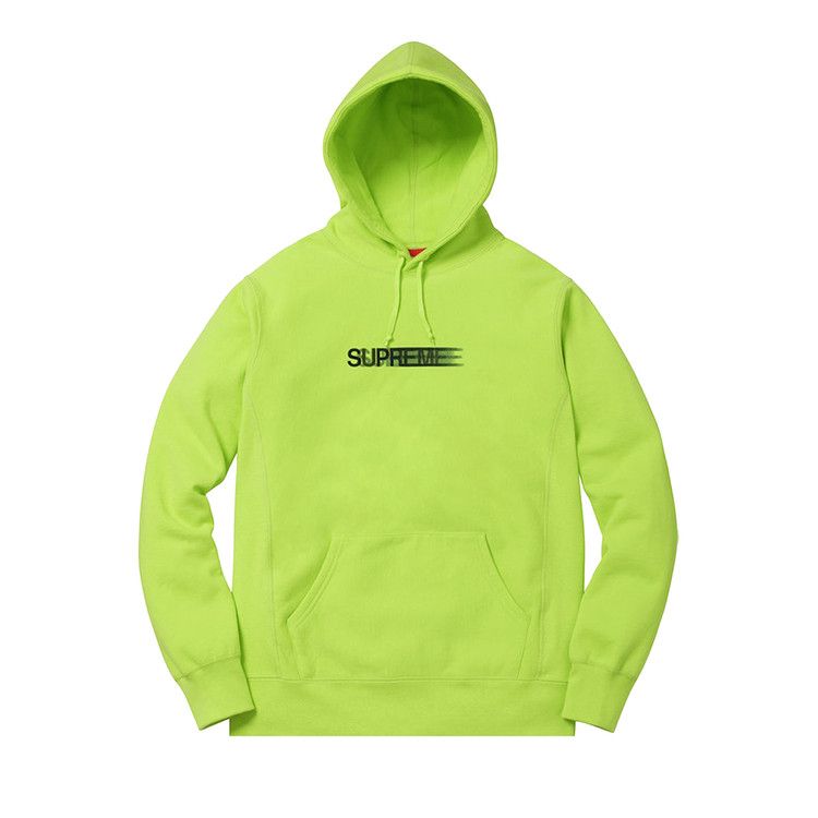 

Толстовка Supreme Motion Logo Hooded Sweatshirt, Lime