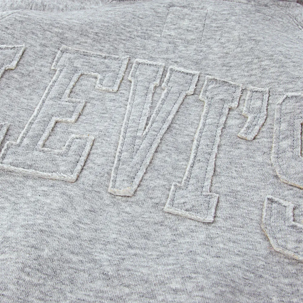 Толстовка Levi's Meet And Greet на молнии, серый — фото 4