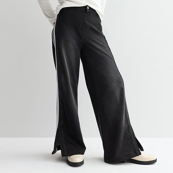 

Джинсы широкие джинсовые вязаные для девочек 7-16 лет Limited Too, Black