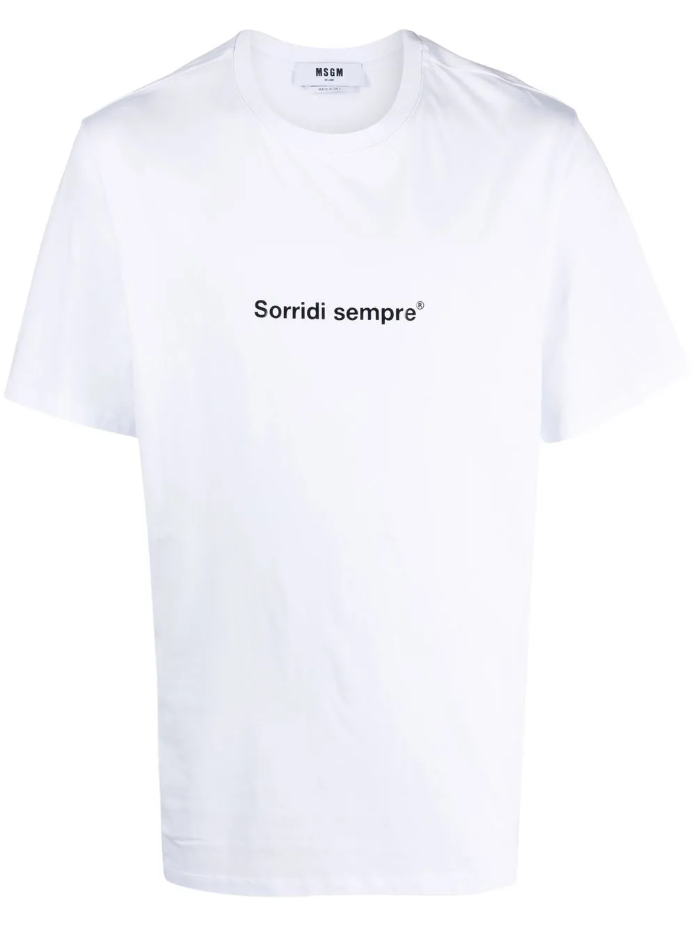 

Футболка с надписью MSGM, белый