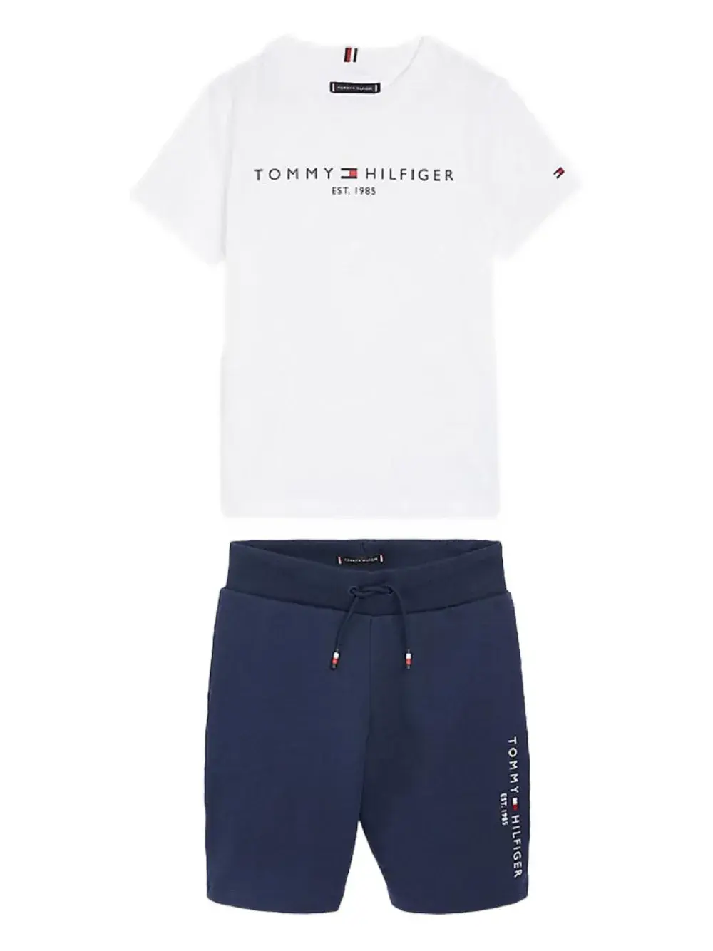 

Комплект шорт с логотипом Tommy Hilfiger Junior, белый