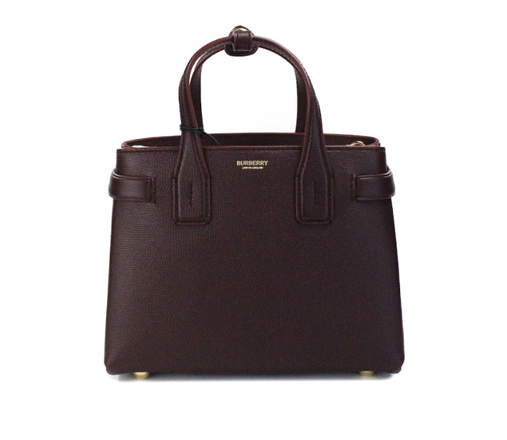 

Сумка-тоут через плечо Banner Small Mahogany Red Leather Burberry