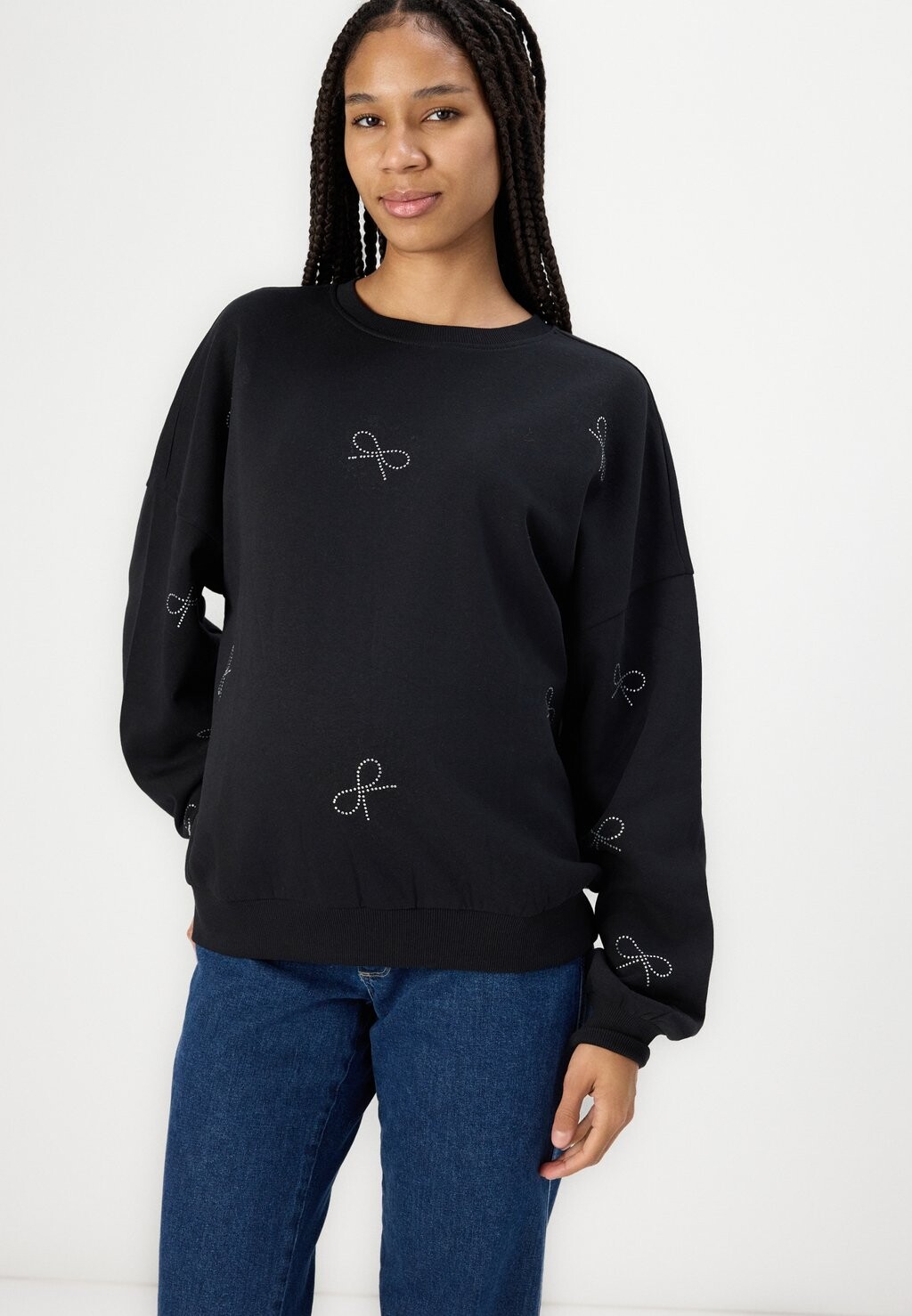 

Джинсы свободного кроя OLMJUICY WIDE ONLY MATERNITY, синий деним