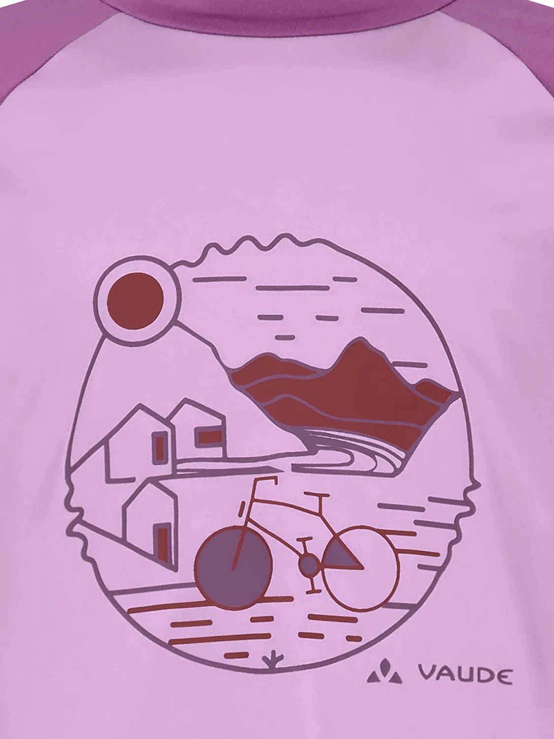 Рубашка Performance 'Solaro III' Vaude, Rose/Raspberry — фото 3