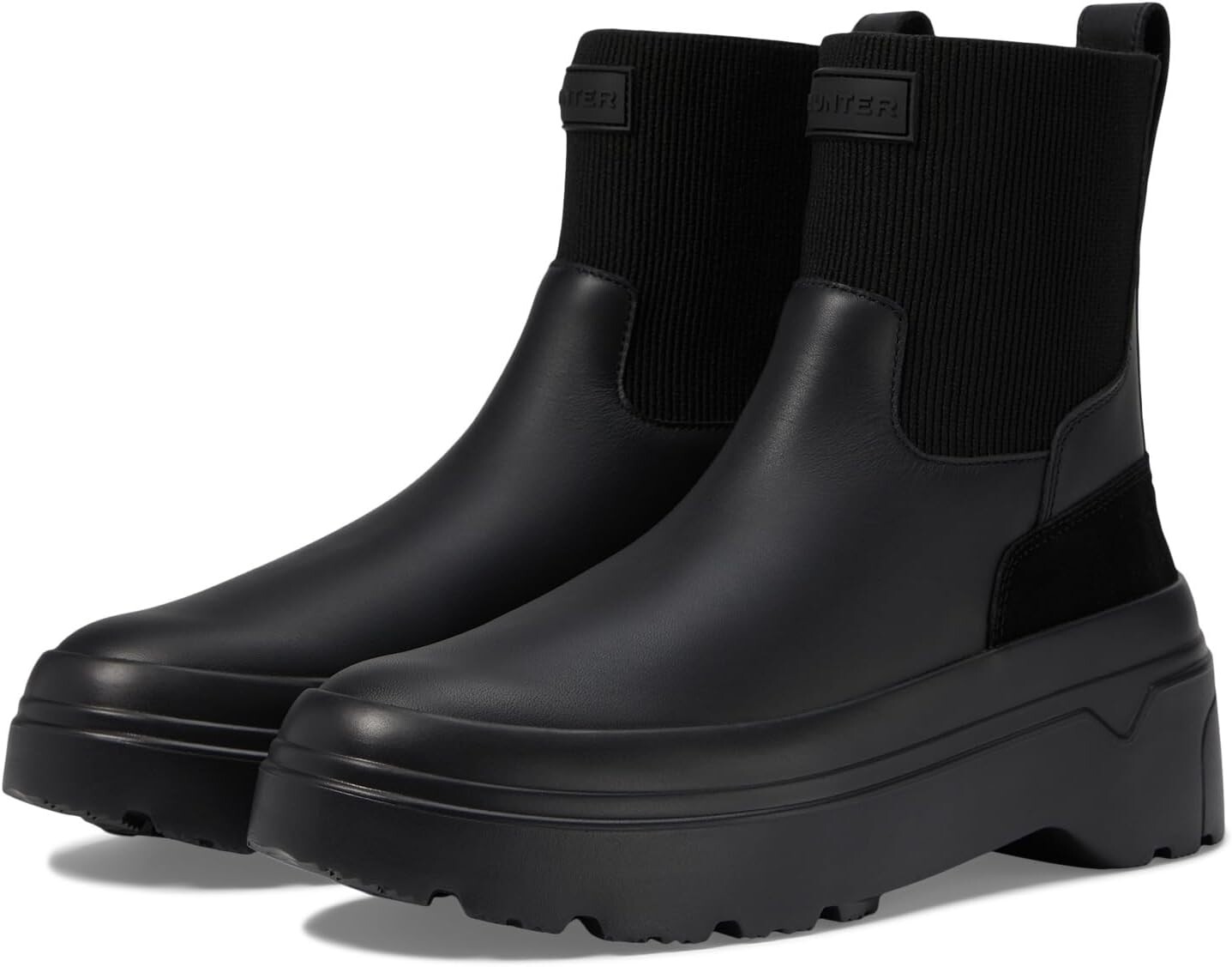 Ботинки Hunter Explorer Chelsea Flatform Boot, черный
