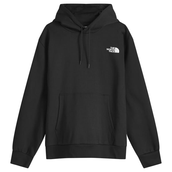

Простая толстовка с капюшоном The North Face, черный