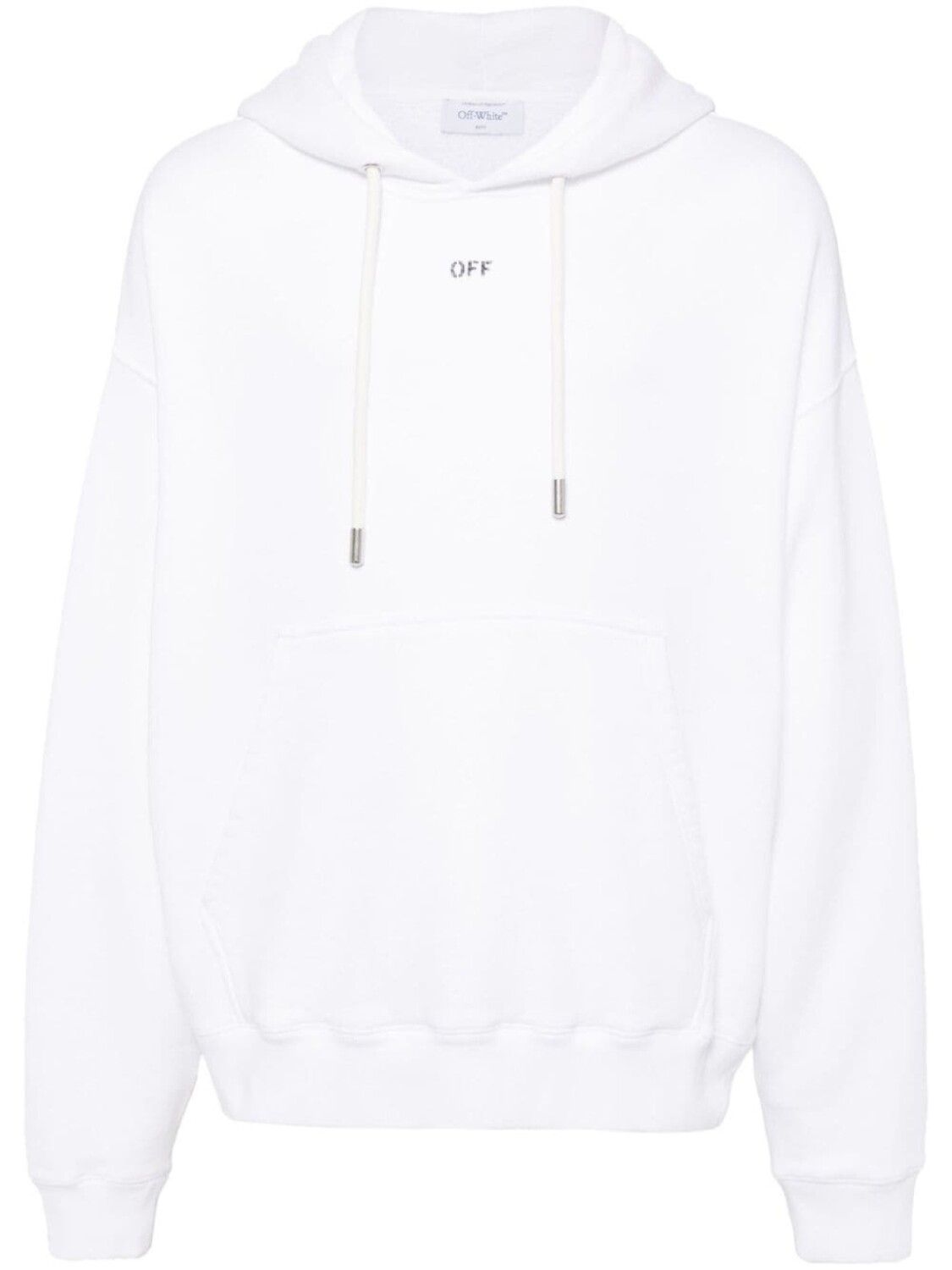 

Off-White худи с логотипом, белый