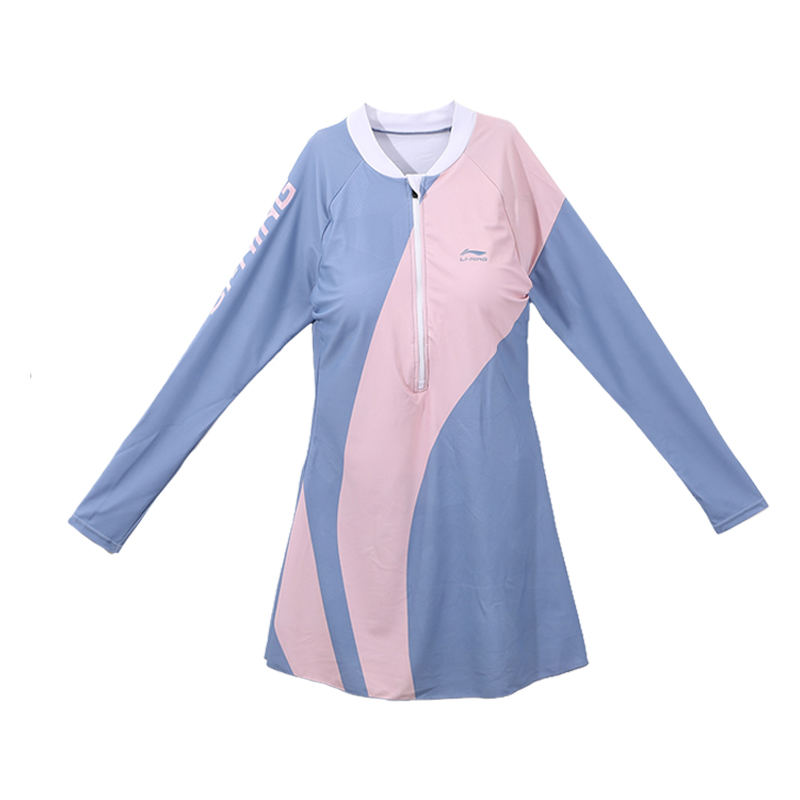 

Спортивная тенденция серии Цельный купальник женский LINING, Комплект (купальник + очки для плавания + шапочка для плавания + сумка для плавания)