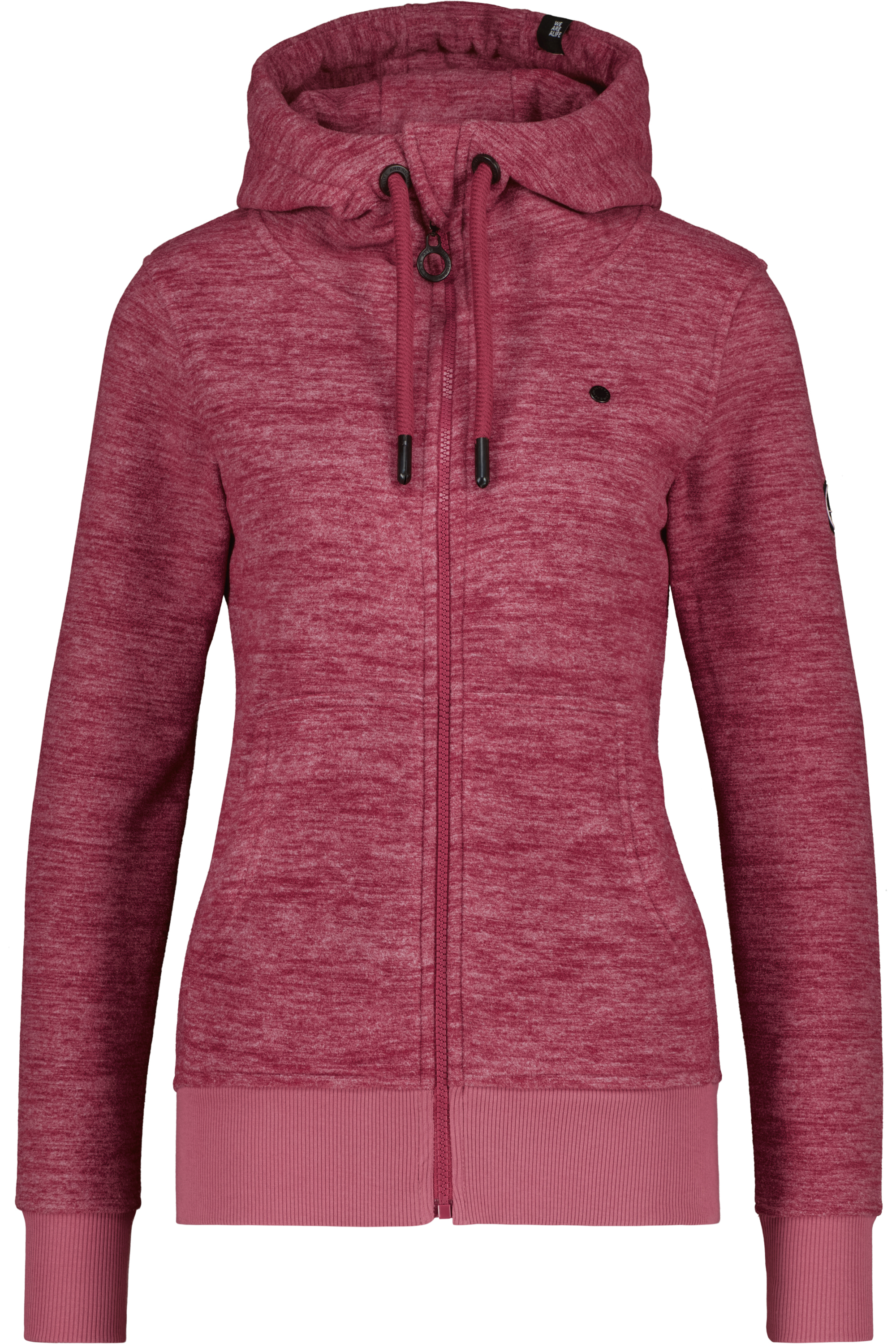 

Толстовка alife and kickin Fleecejacke, Kapuzenfleecejacke YasminAK F, цвет cranberry juice melange