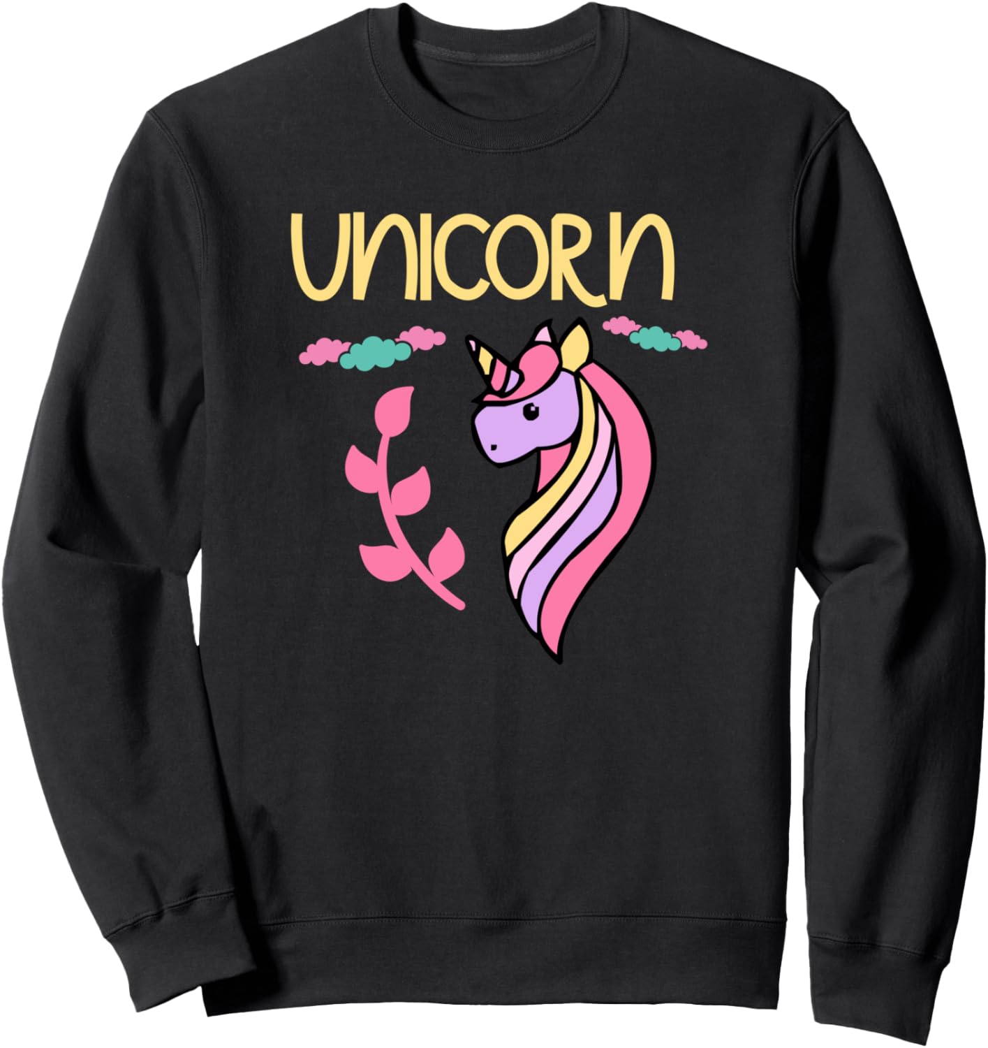

Забавная толстовка для любителей единорогов Unicorn Funny, черный