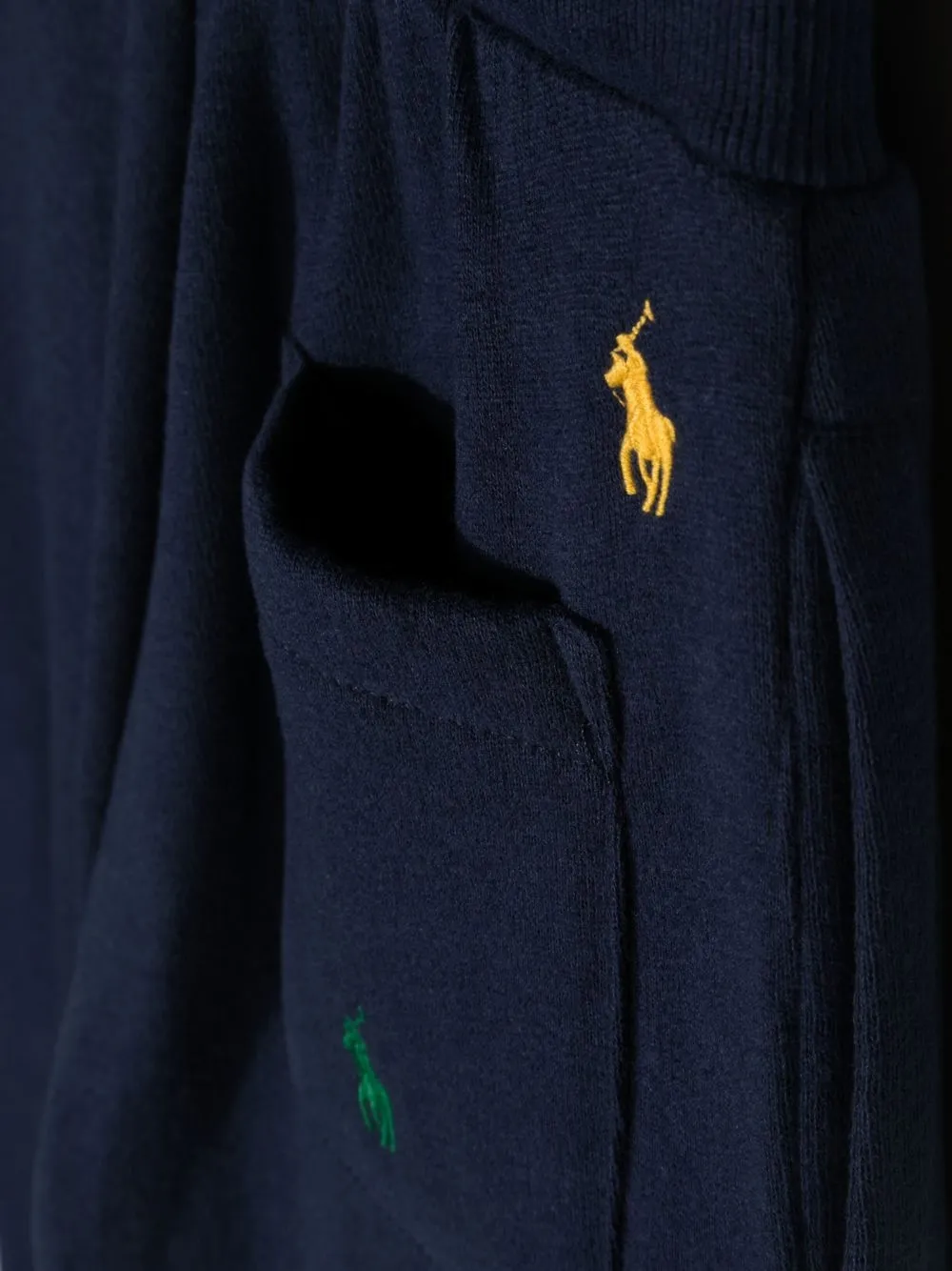 Спортивные брюки с вышитым логотипом POLO RALPH LAUREN KIDS, синий — фото 3