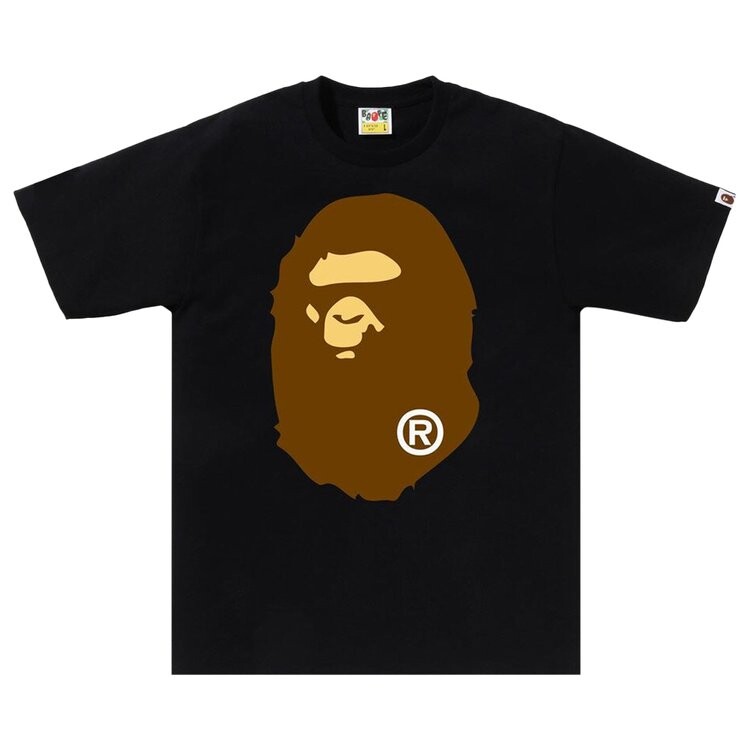 

Футболка BAPE Big Ape Head 'Black', черный