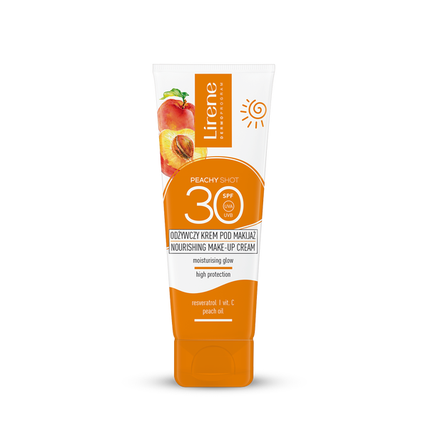 

Питательный крем для макияжа с spf30 персиковый оттенок, 50 мл Lirene Sun