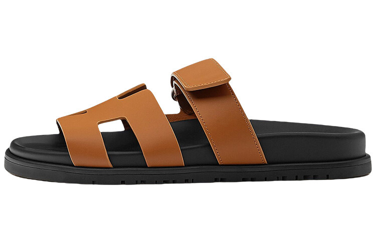 

Hermes Шипровые шлепанцы для женщин