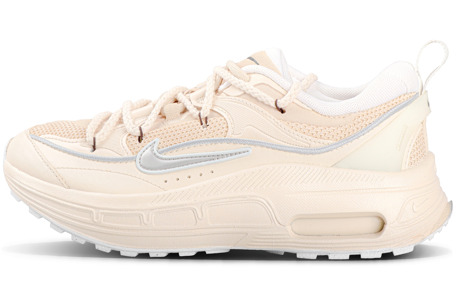 

Nike Кроссовки для бега low top женские Air Max Bliss с амортизацией, противоскользящие, износостойкие, легкие, цвет ecru silver