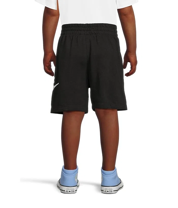 Шорты из футера Nike Kids, Black — фото 2