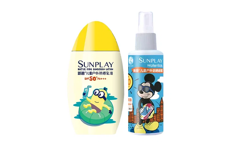 Набор для защиты от солнца Mentholatum Kids Outdoor Sun Protection 100мл+спрей 120мл — фото 2