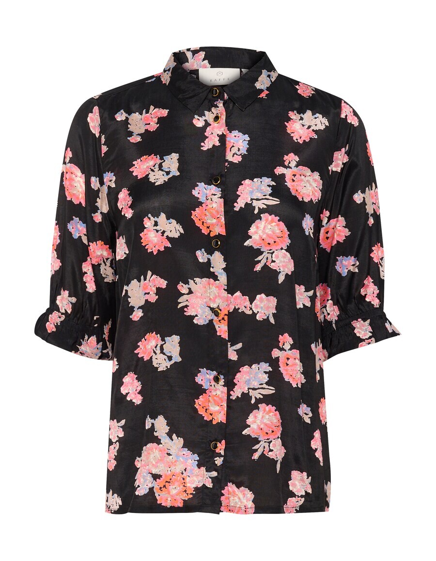 

Блузка с коротким рукавом Kaffe Blouse Velana, черный