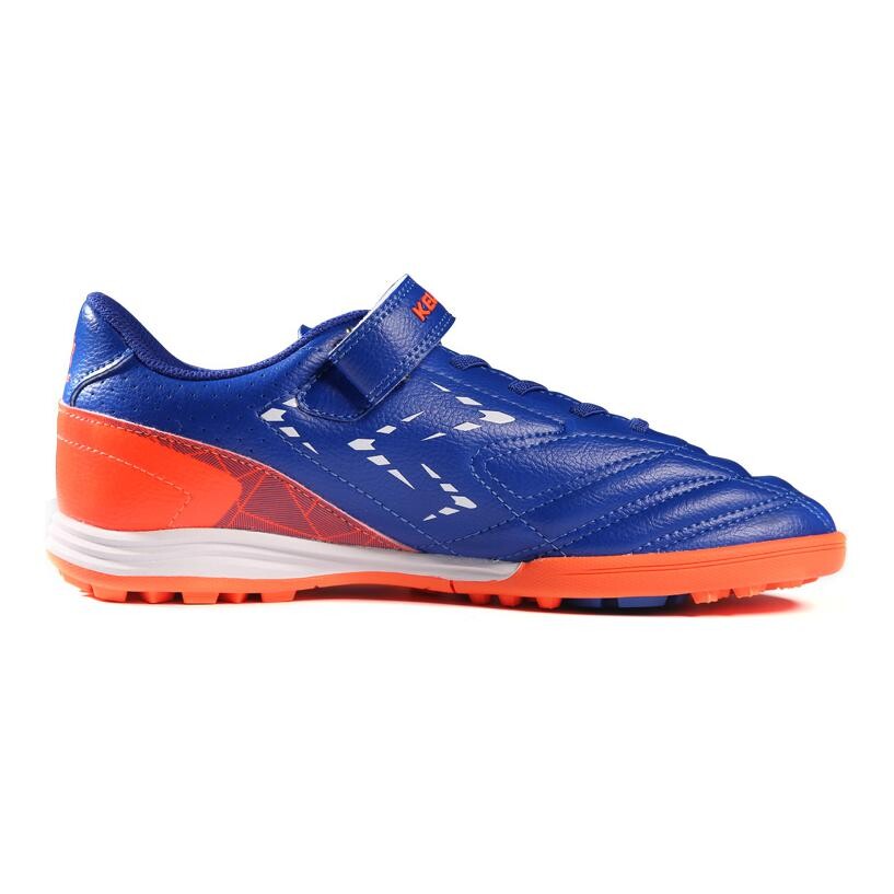 Детские футбольные бутсы Kids Low-top Royal Blue/Orange Kelme, оранжевый — фото 2