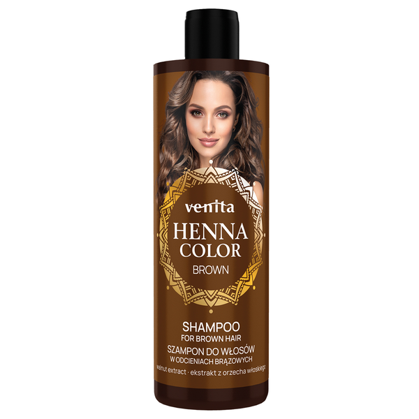 

Шампунь для мытья волос в коричневых тонах, 300 мл Venita Henna color